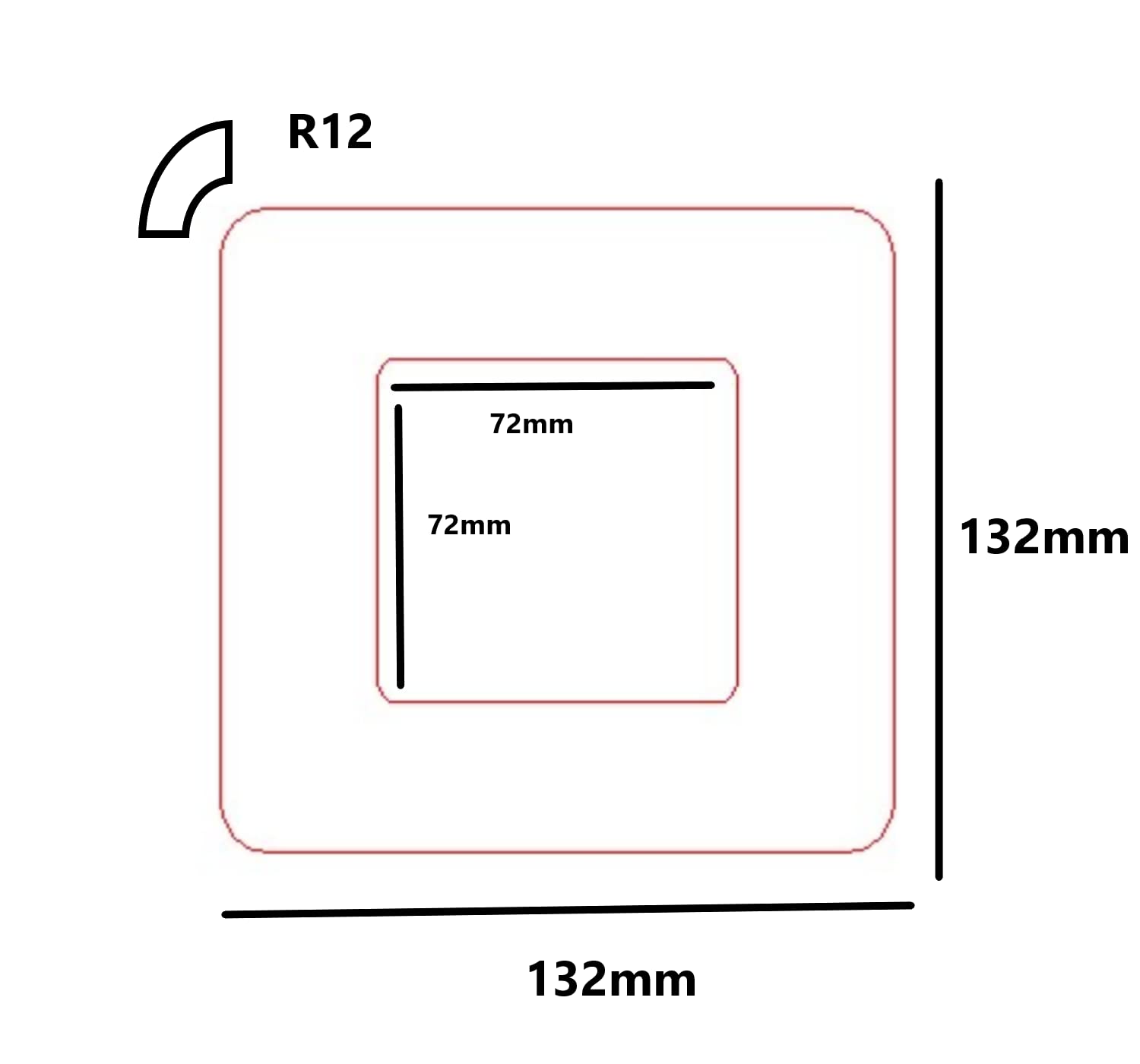 Beekeg 6 stuks lichtschakelaarbescherming, wandbescherming voor lichtschakelaar, behangbescherming voor stopcontact en lichtschakelaar, stopcontactpaneel voor elk schakelaarprogramma, transparant, 6