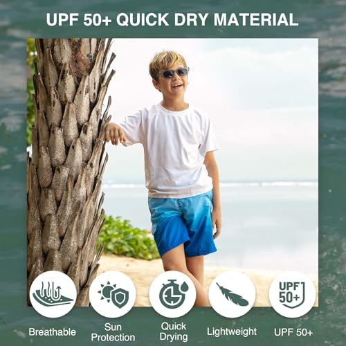 Image of Kanu Surf Boys' Avalon Quick Dry UPF 50+ Beach Swim Trunk