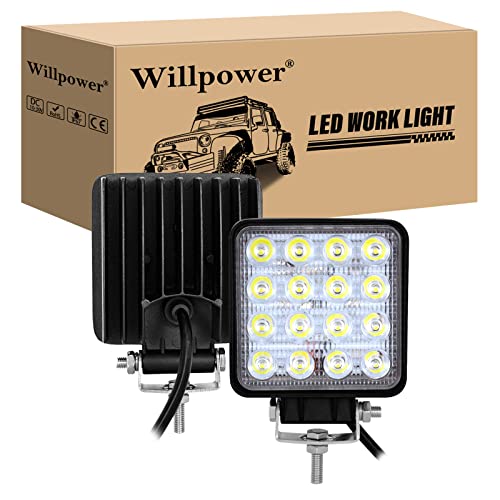 Luz de niebla blanco 6000K en focos LED de 10cm para acabar con la falta de visibilidad en tu ATV