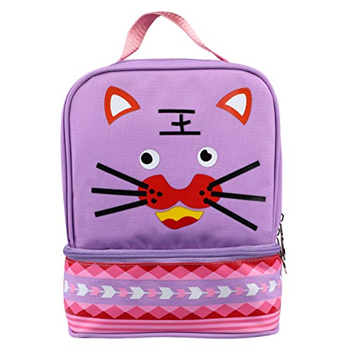 Preisvergleich Produktbild Kinderrucksäcke Mädchen Jungen im Kindergarten, Niedliche Tieren Kindergartenrucksack Kinder Tasche Rucksack Kleinkind Toller Rucksack für Kita-Kinder für 3-7 Jährige (Purpurrot)