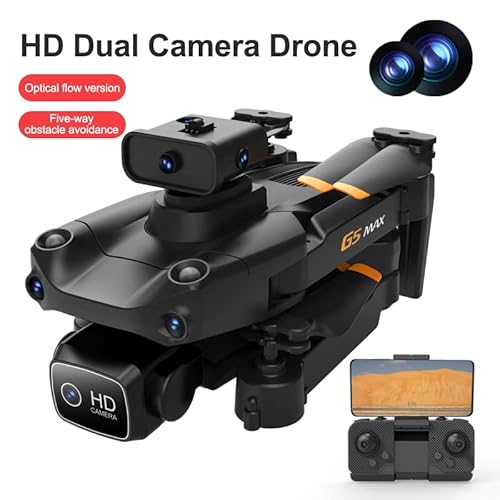 Bingchat 2023 New Upgraded Drone For Kids/Beginners With Obstacle Avoidance Indoor -Dual Camera 1080P Hd,Crash Frames,Flow Hover Location,Gesture For Pictures,3D Flips,One Key Start/Return,Speed Adjustment,39 Minutes With 3 Batteries,Toys Gifts For Kids (Black) #TOP5