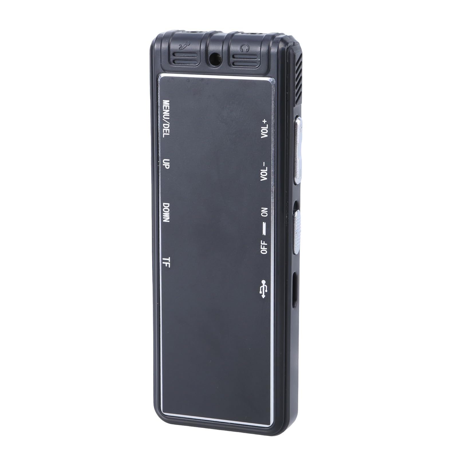 Grabadora digital activada por voz de 64 GB con reproducción, grabadora de voz dictáfono de 3072 Kpbs con reducción de ruido
