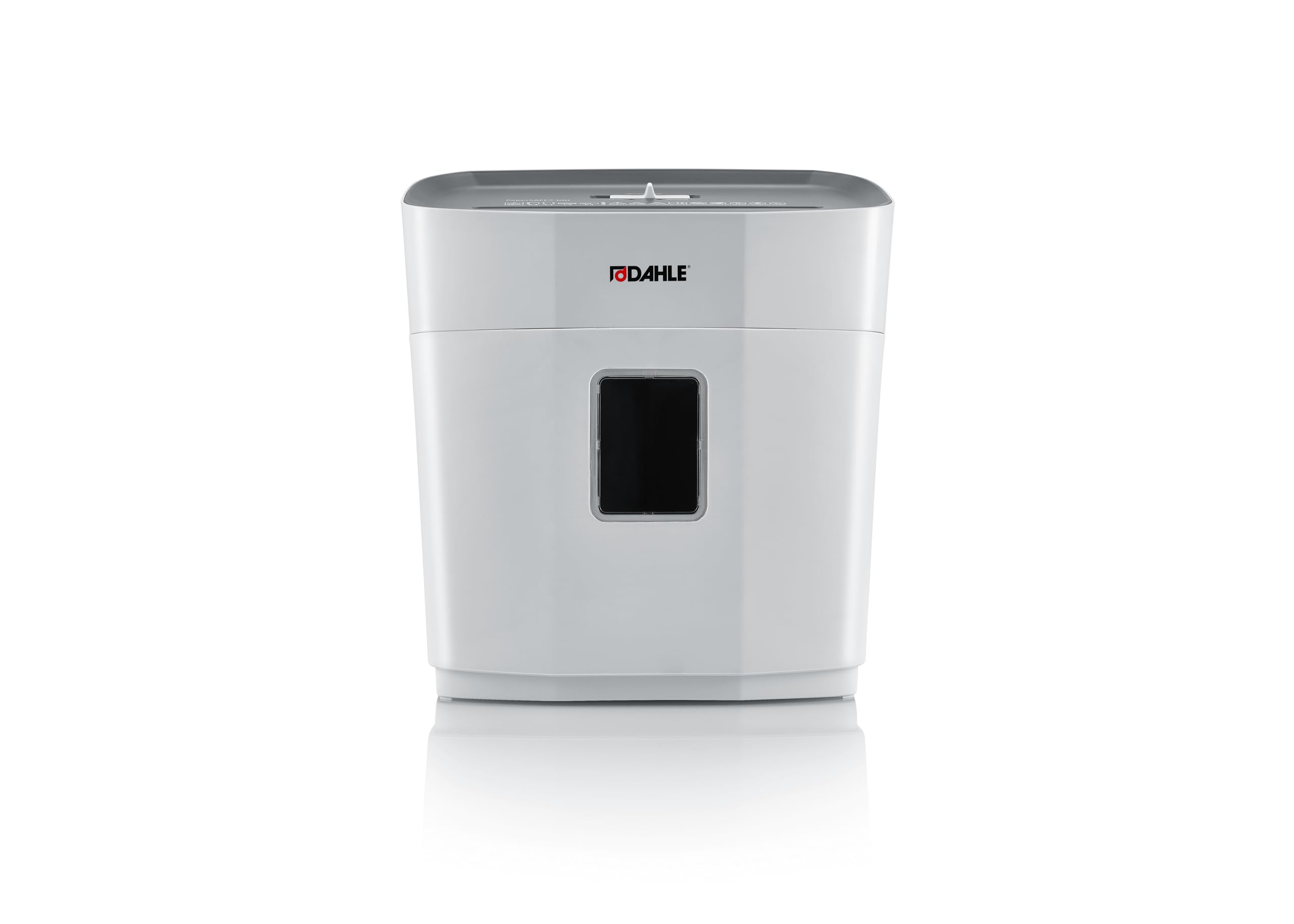 Dahle PaperSAFE 100 Paper Shredder (5 Sheets, Oil-Free, Jam Protection, Cross-Cut, for Home-Office) Grey, 36.6 x 34.7 x 21.7cm