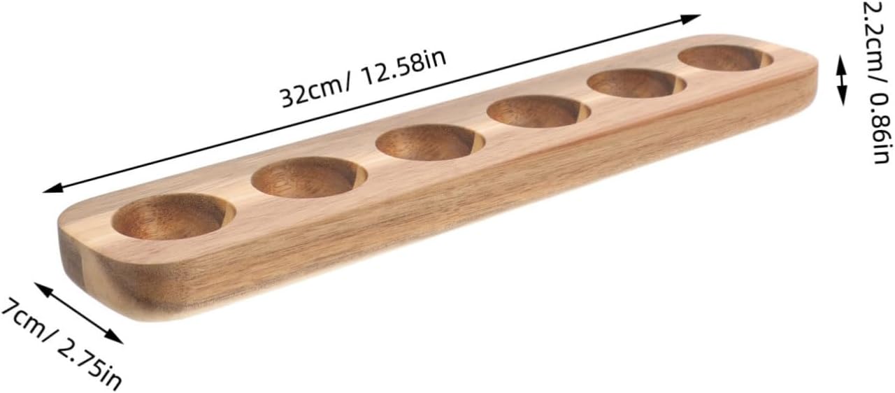TEHAUX Wooden Egg Tray and Holder Acacia Wood Egg Storage Organizer for Kitchen and Home 12 Capacity Lid