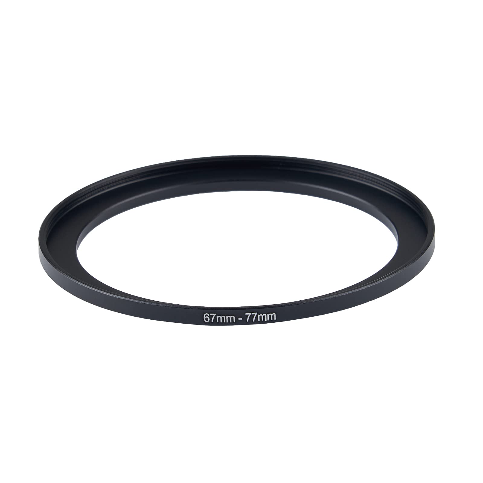 67mm to 77mm Step up Ring Filter Adapter Metal Ring Step up Rings Adapter Filter Compatible with All 77mm UV,CPL,ND,Lens Hood,Threaded Lens ect (67mm to 77mm)