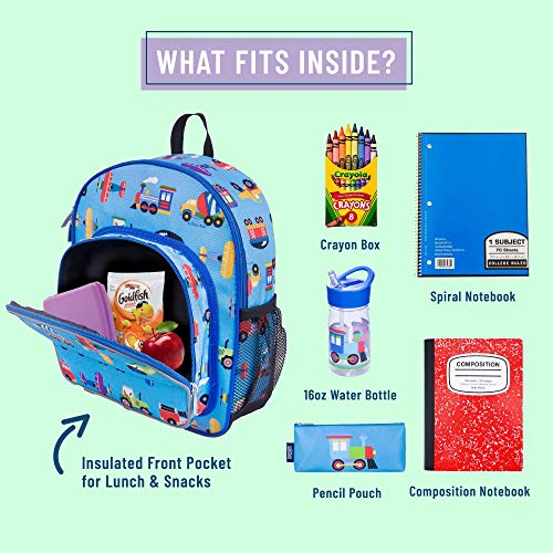 Wildkin 12-Inch Kids Backpack for Boys & Girls, Perfect for Daycare and Preschool, Toddler Bags Features Padded Back… - Image 5