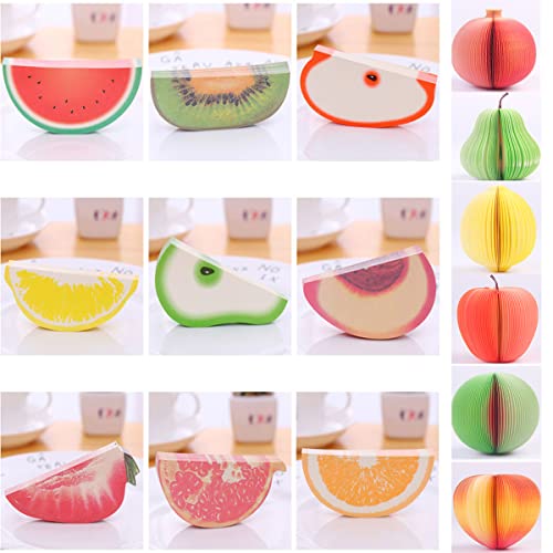 Amazon.co.jp: 付箋紙、もぎ取って使う フルーツ メモ帳 (盛り合わせ9