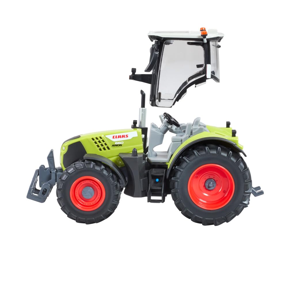 Britains, CLAAS Arion 660 Trattore Miniatura, Replica Agricola Scala 1:32, Giocattolo Metallo Colato Resistente, Direzione Funzionale, Compatibile Accessori Fattoria, Regalo Bambino e Collezionista