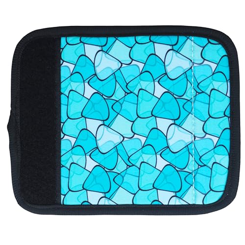 Image of Neoprene Luggage Handle Wrap Fluorescent Colors Luggage Identifiers /Tags /Marker, Graffti