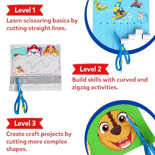 Image of Skillmatics Snip Snip PAW Patrol, Scissor Skills, Felt Craft, Gift for Kids | Cutting Activity Book for Preschool, Safety Scissors, Fine Motor Skills, Screen-Free, Learning Toy, Toddlers, Ages 3, 4, 5