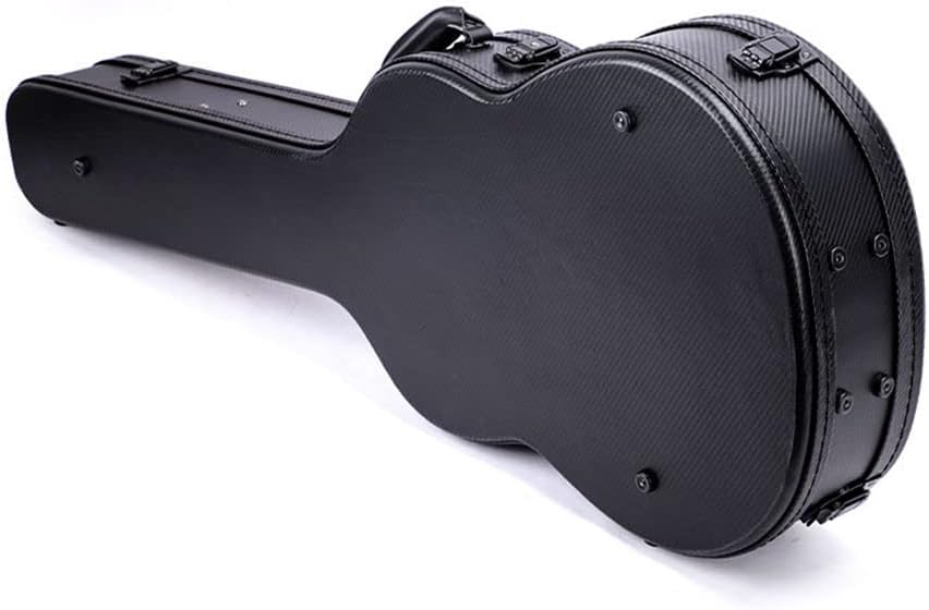 High-End Wooden Guitar Case, Suitable for Classical 39 Inch/Folk 41 Inch, Universal Portable Case for Acoustic Guitar