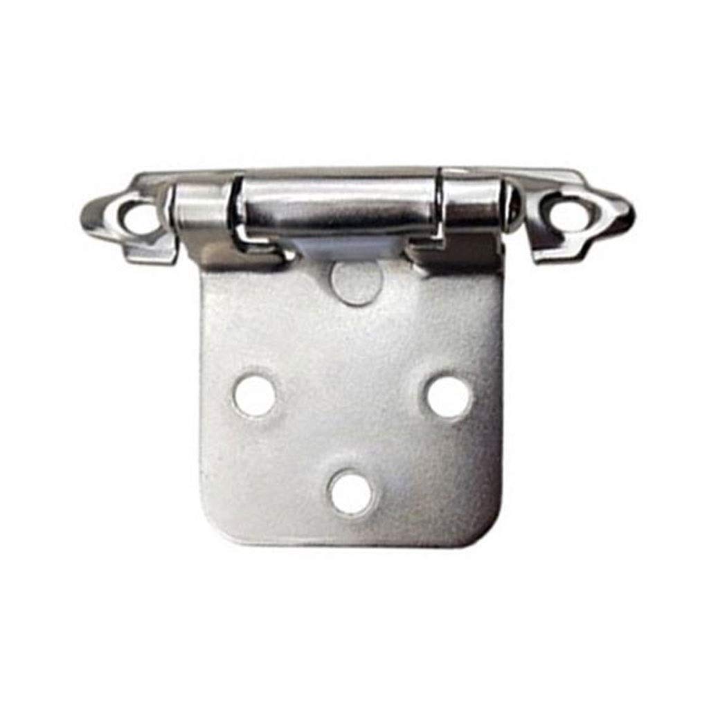 Nvsfzgiyg Nero Cabinet Door Hinges Black Overlay For Kitchen Cabinets Self Closing Hardware 5 Pair(Nero)