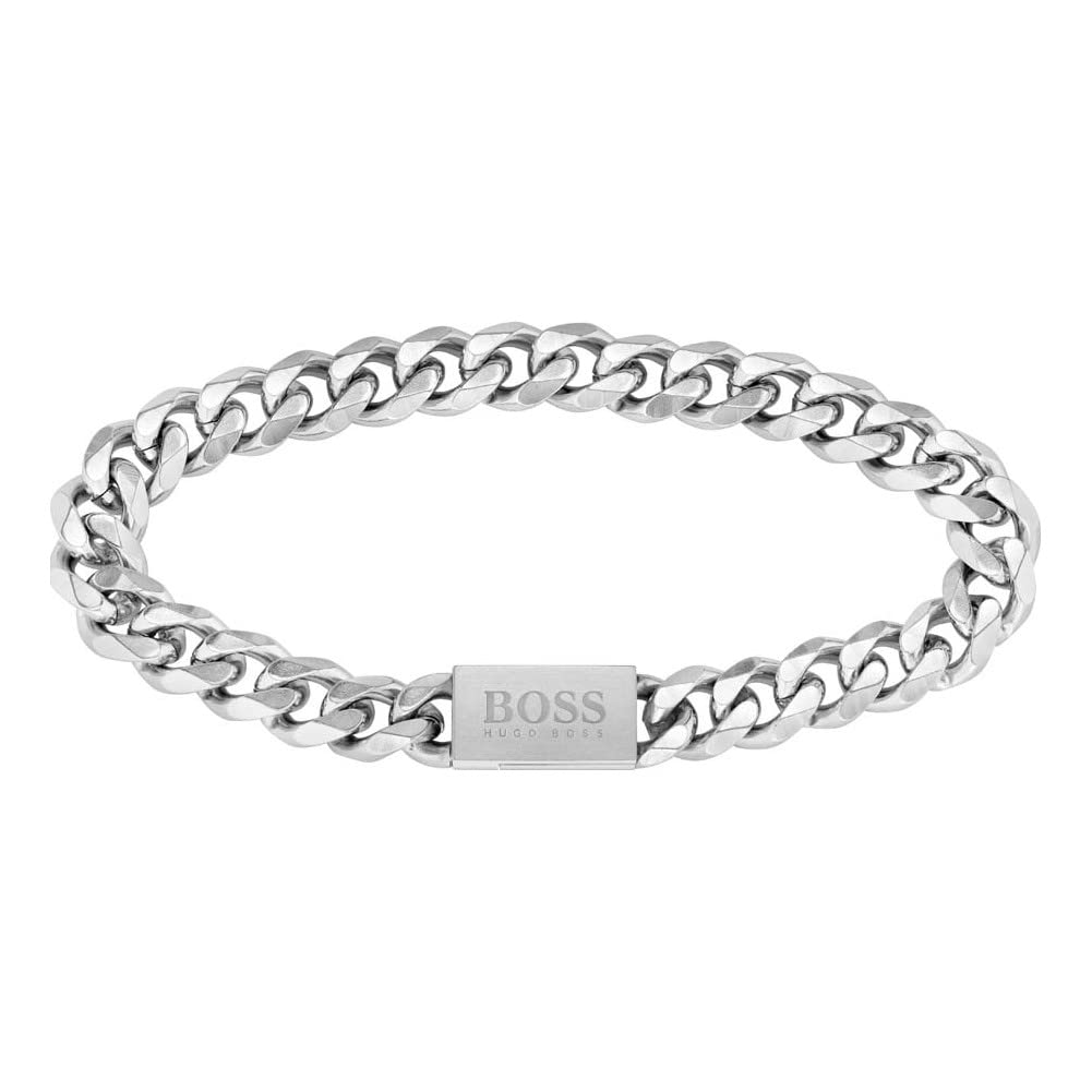 BOSS Chain Link Family Stainless Steel Men's Bracelet - 1580144M