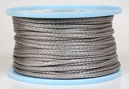 Dyneema - Cuerda trenzada de Dyneema (4 mm de diámetro, 50 m), color gris Cover
