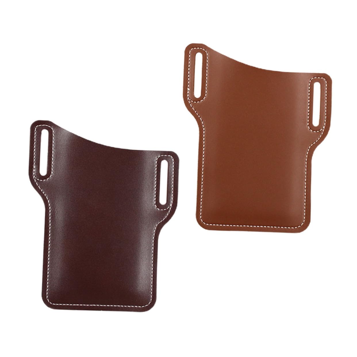 2 Stück Handy Gürteltasche aus Pu für Outdoor und Wandern