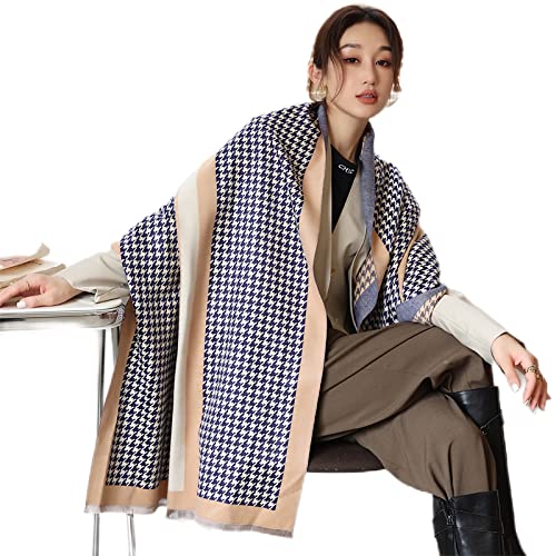 Écharpe en cachemire contre le froid hivernal grand chale doux pour femme