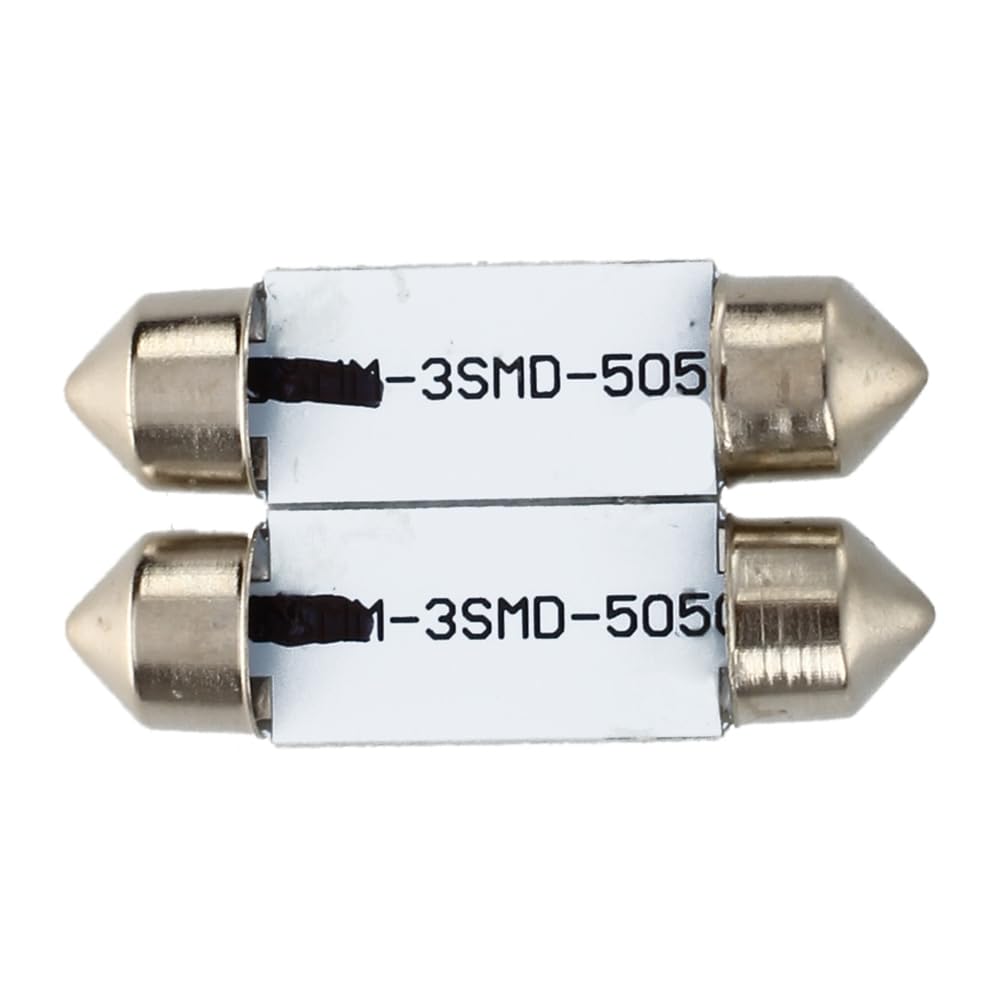 Pack De 8 Bombillas LED C5W 36mm Para Coche | Luz Blanca 6000K | Techo, Cúpula O Matrícula