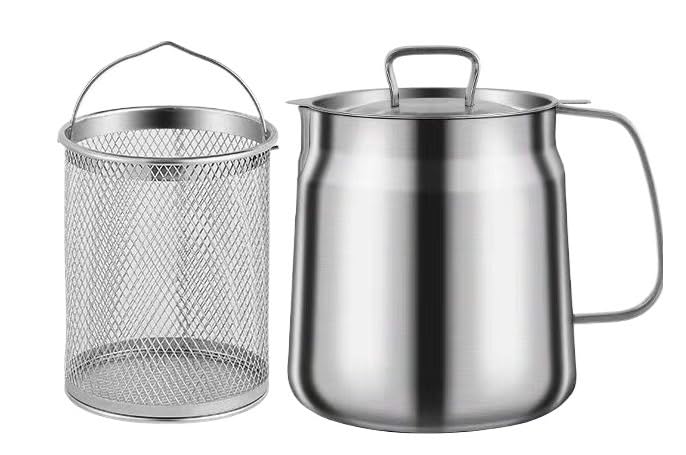Récipient de stockage d'huile KanDuo 1,5L en acier inoxydable