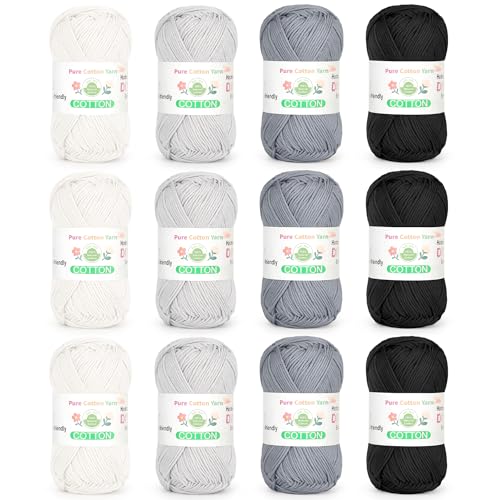 Image of Katech 1OO% Cotton Yarn for Crocheting & Knitting-Baby Cotton Yarn (E)