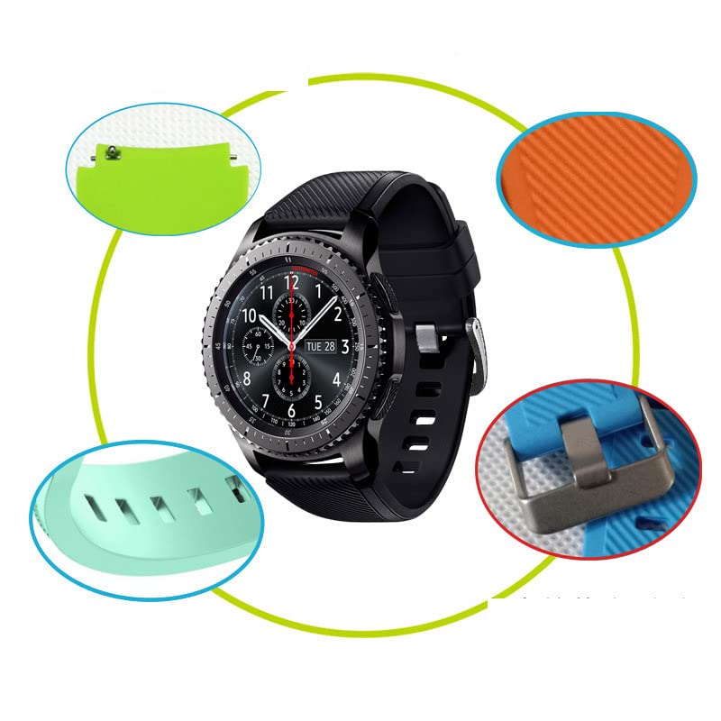 Bracelet 22mm silicone Garmin Active Venu 2 Vivoactive 4 Forerunner - 4