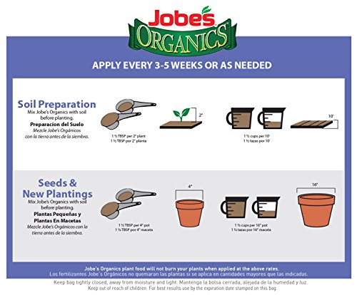 Jobe’s Organics 09626, Granular Fertilizer, For Bulbs, 4Lbs, Brown #TOP2