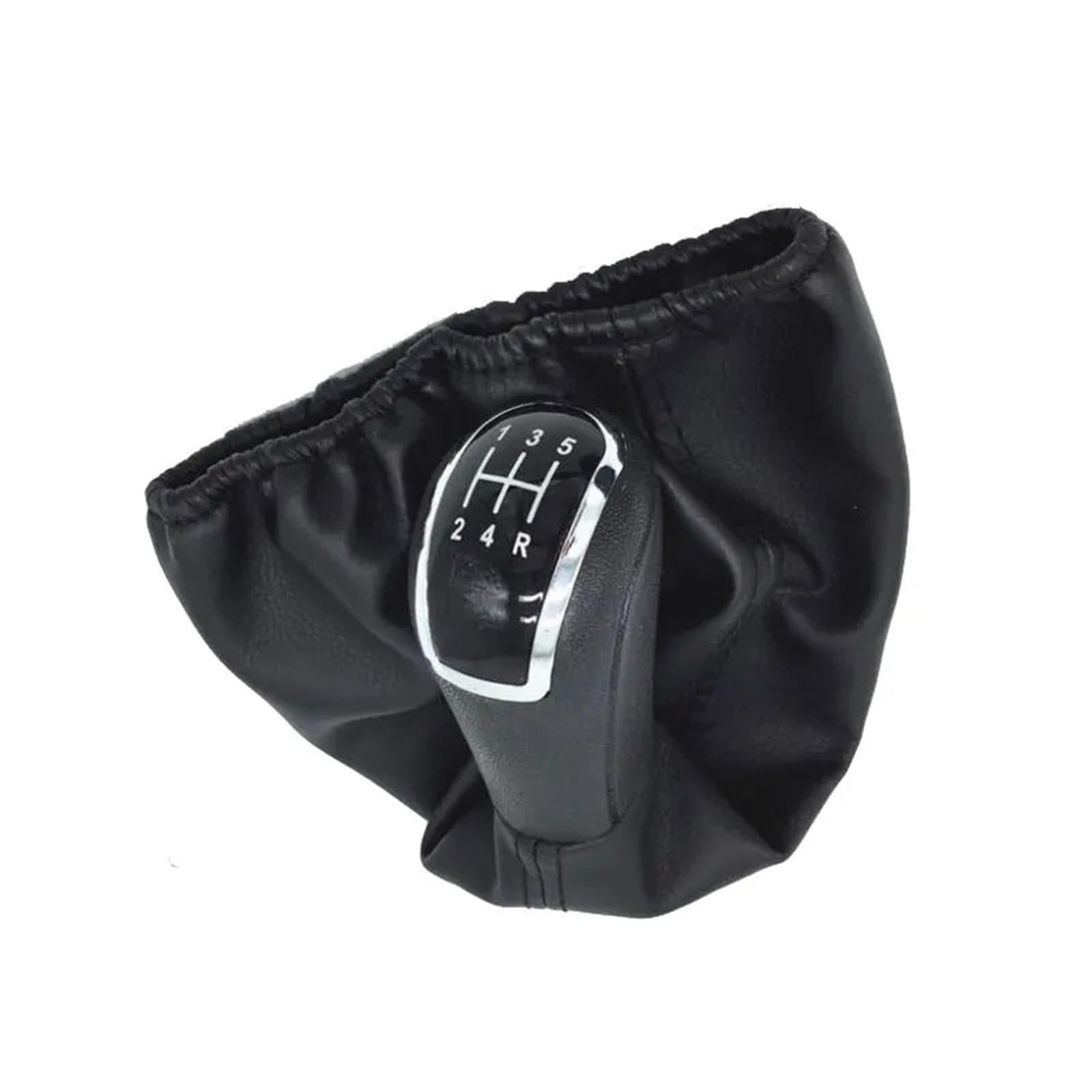 BWSDMZJQRT Car Gear Shifter Knob for Benz W168 1997 1998 1999 2000 2001 2002 2003 2004 5 Gear 6 Speed Car Shift Gear Knob(12345R Leather)