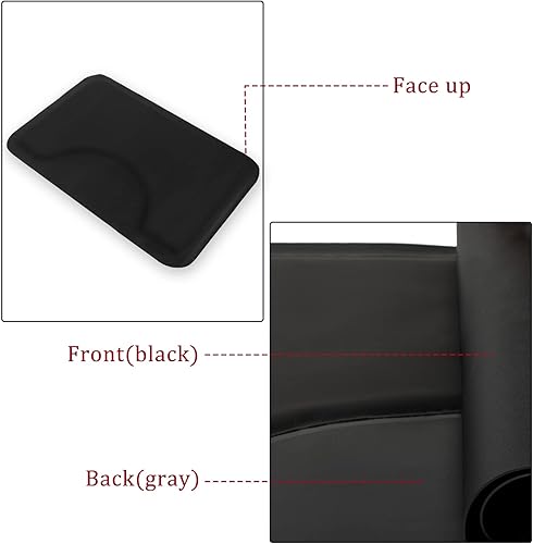 Miniatura 10 de Goujxcy Tapete para silla de salón de peluquería de 3.5 x 3.5 x 12 pulgadas de grosor, antifatiga, para peluquería, peluquería, peluquería, silla de