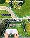 Robot Lawn Mower NO Wire - 0.9 Acre, Full Band RTK+4-Eye Vision Robotic Lawnmower, Automatic Mapping, 30 Multi-Zone Management, Accurate Obstacle Avoidance, Intelligent Anti-Theft, APP Control