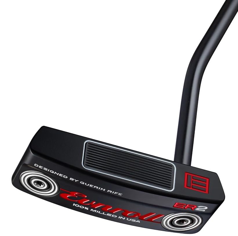 Evnroll Putters Neo Classic ER2 MidBlade Black Golf Putter with SweetFace Technology, Right Hand, 33