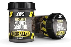AK Interactive: Mud Soil Effect on Terrains with Acrylic: 250ml