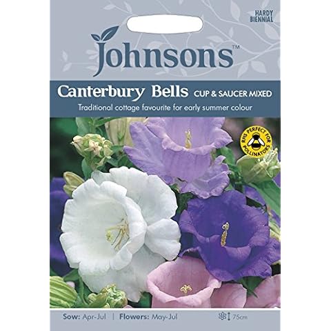 Johnsons Canterbury Bells Flower Seeds Mix Cover