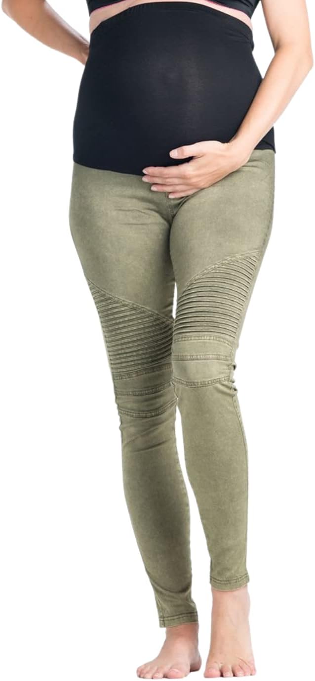Moto Maternity Leggings