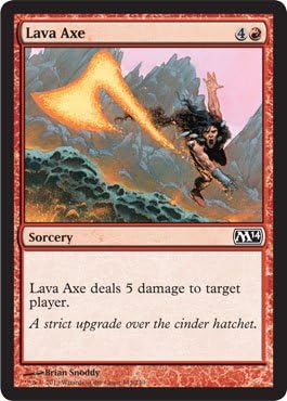 Magic The Gathering - Lava Axe - Magic 2014