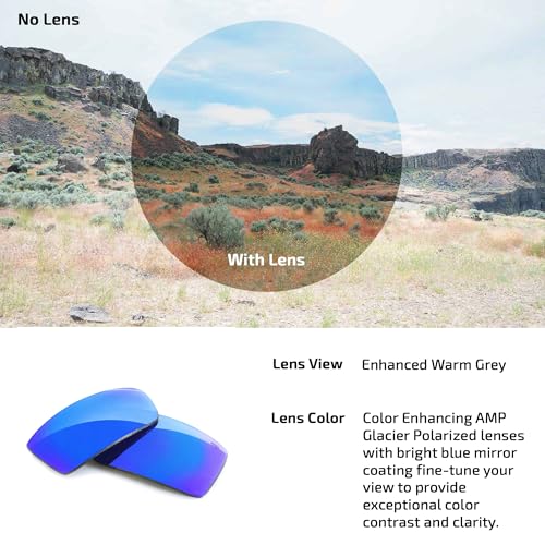 Image of Fuse Lenses Non-Polarized Replacement Lenses For Oakley Holbrook XL | Non-Polarized Lenses | UV400 Protection | Impact-resistant polycarbonate | Scratch-resistant coating