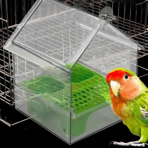 Baignoire externe pour petits perroquets pour stopper les éclaboussures d'eau