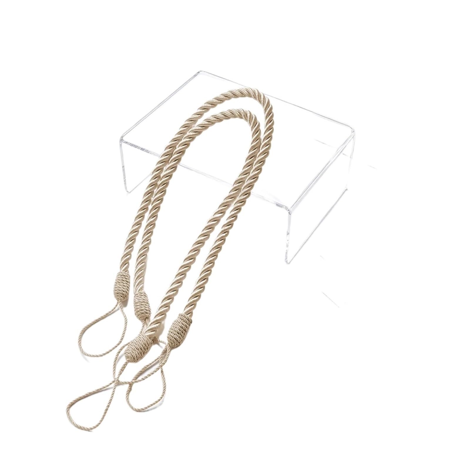 10Pcs Adjustable Holdback Twisted Rope Curtain Tiebacks