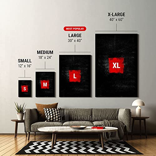 Inktuitive Neon Wad 100 Dollar Bill Money Inspirational Canvas Wall Art | Motivational Decor for Bedroom, Living Room & Business Office | 24 x 18 Inches Black Frame4