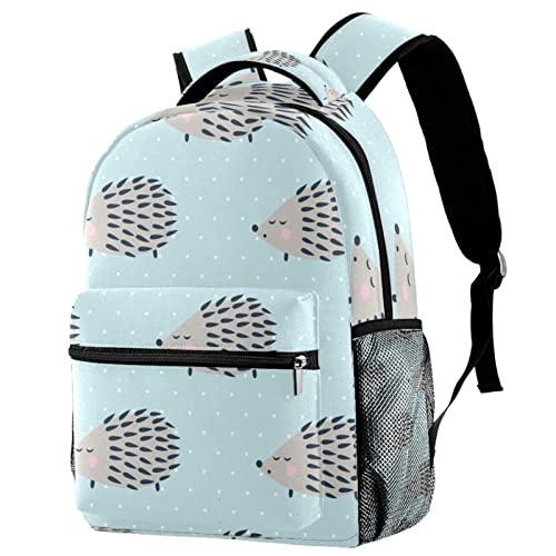 Mochila para portátil cómoda: bolsa de viaje erizos contra el dolor de espalda