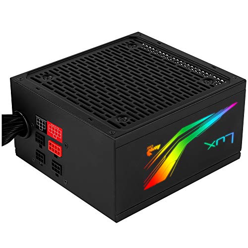 Aerocool LUX, fuente de alimentación 750W, Prism RGB, modular,