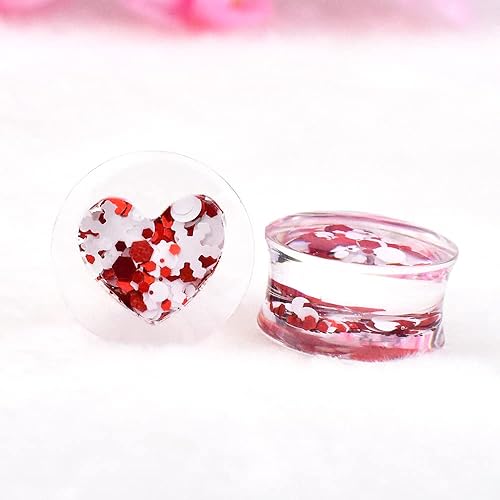 Miniatura 5 de 4 unidades2 pares de dilatadores acrílicos para el oído y los dilatadores de piercing para el cuerpo, joyería para el cuerpo, dilatador de