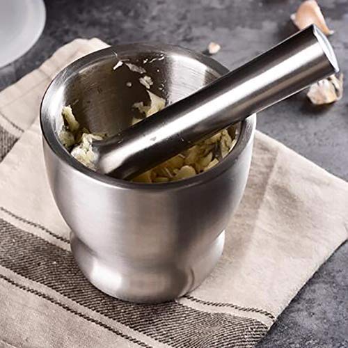 Buy My Heart Kitchen Food Tools Stainless Steel Manual Garlic Spice Tamping Rammer Mortar Pestle