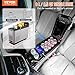 VEVOR Car Refrigerator, 12 Volt Car Armrest Refrigerator Fridge, 15 L Single Zone Portable Freezer, -4℉-68℉ Adjustable Range, 12/24V DC and 100-240V AC Compressor Cooler for Outdoor, Camping