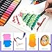 Artecho Acrylic Paint Markers 72 Colors with Bag, Acrylic Paint Pens with Brush Tip and Fine Tip for Stone, Rock Painting, Paper, Pumpkin, Wood, Egg, Canvas, Ceramic, Fabric, leather, Glass
