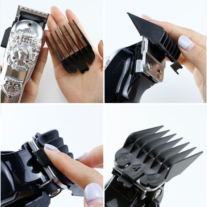 8 PCS Professional Hair Clipper Combs Guides Professional Hair Cut Clippers Tool Hair clipper guide combs hair cutting guides for Increased Cutting Performanc