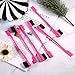 BBTO 10 Pieces 2 In 1 Double Sided Hair Edges Control Combs (Rose)