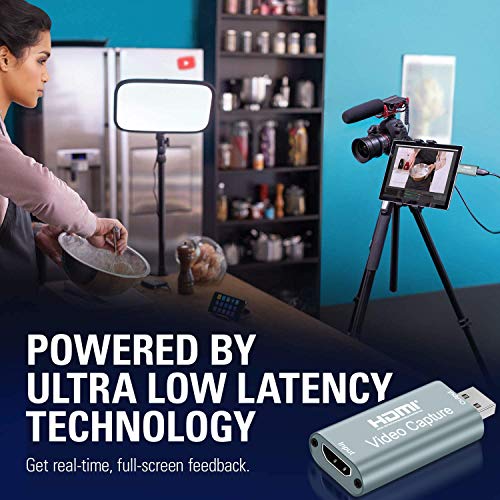 atdaraz Audio Video HDMI Capture Cards, HDMI to USB 2.0, HDMI Capture Device 1080p60, Record via DSLR Camcorder for High Definition Acquisition,... - Image 6