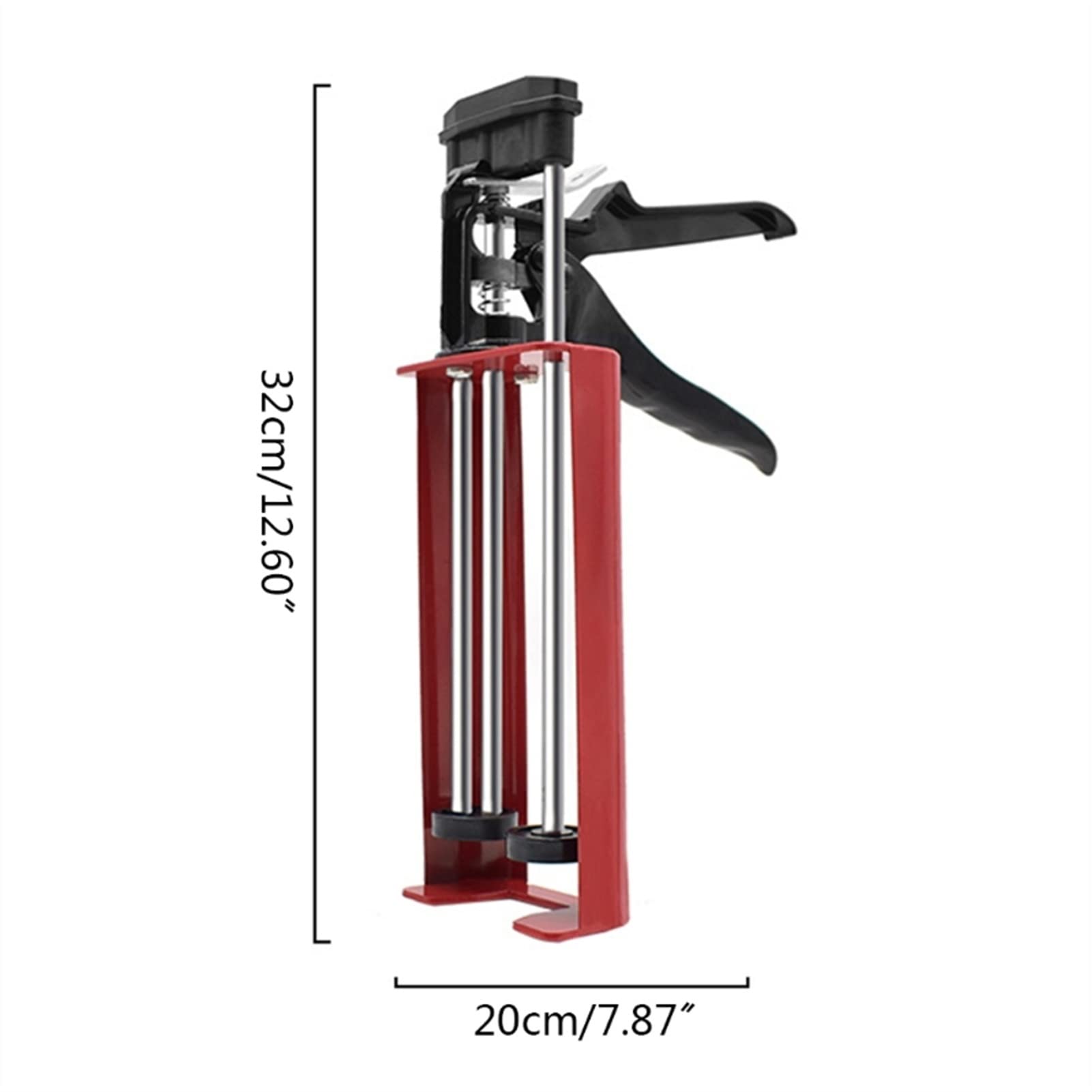 Pistola de calafateo de Silicona para rociadores de Pintura, Soporte de Varilla de Cartucho Manual, se Adapta a Tubo/Cartucho de 10 Oz (Solo calafateo) máquina de pulverización P15F