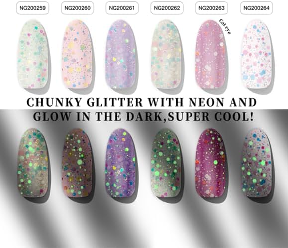 Miniatura 3 de Drizzle Tiras de uñas de gel semicuradas, calcomanías artísticas de esmalte de uñas reales (requiere luz UVLED), envolturas de uñas de Halloween que