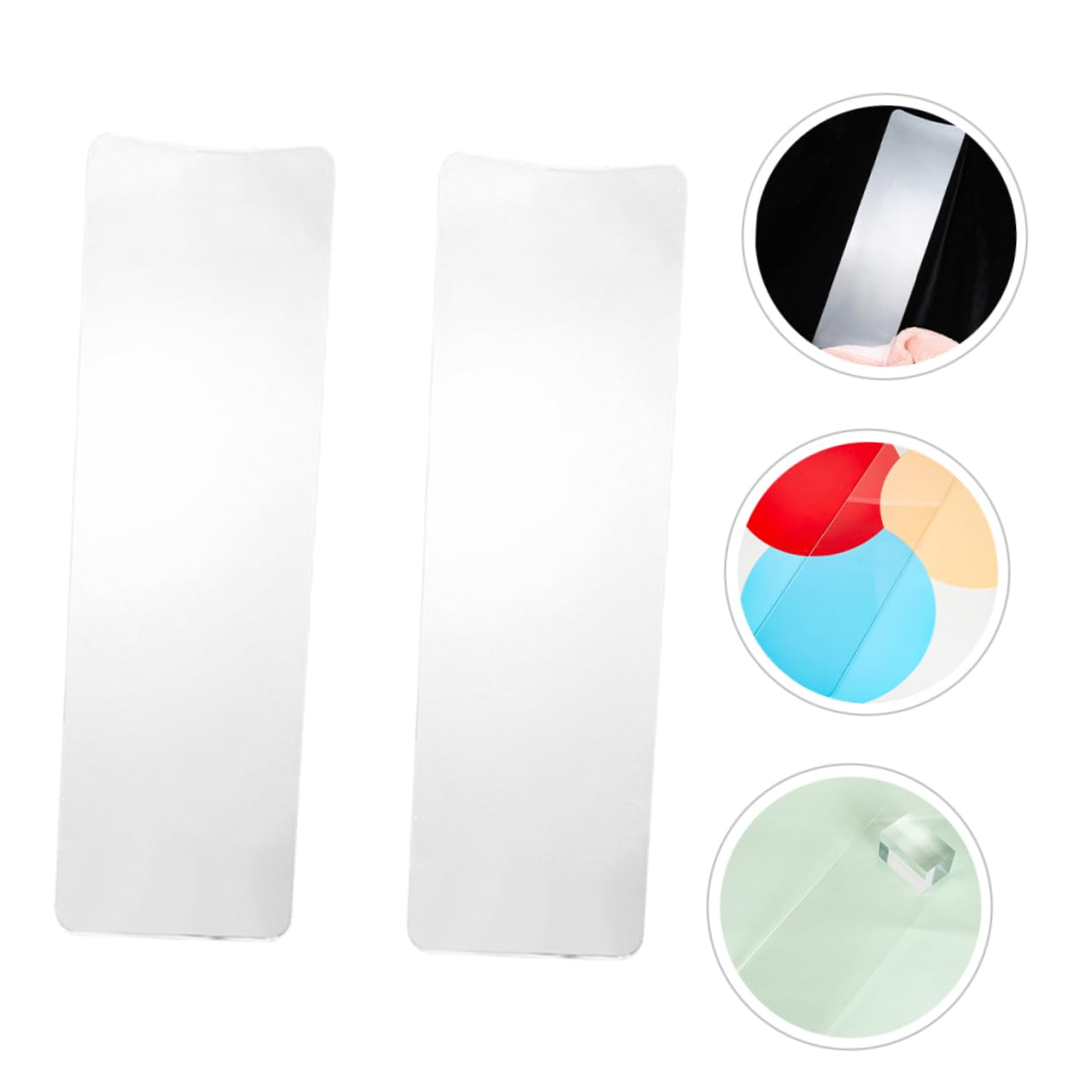 Hair Highlighting Board 15.70X4.72In Clear Dye Paddle 2 Pack Lightweight Hair Color Board for Precise Foiling and Salon Home Coloring