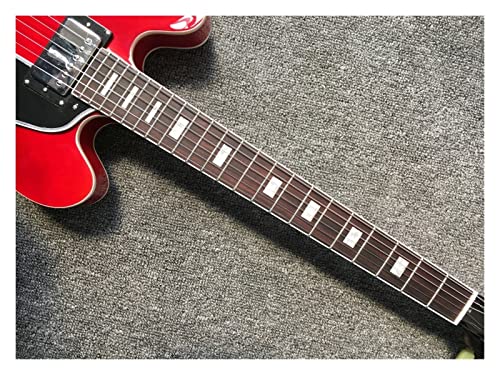 AMINIY Guitare électrique Touche en Bois de Rose en Bois Complet Acoustique Stringélectrique Guitare de Guitare Rouge… - Les Beatles, Paul McCartney, John Lennon, RIngo Starr, George Harrison AMINIY Guitare électrique Touche en Bois de Rose en Bois Complet Acoustique Stringélectrique Guitare de Guitare Rouge… – Image 5